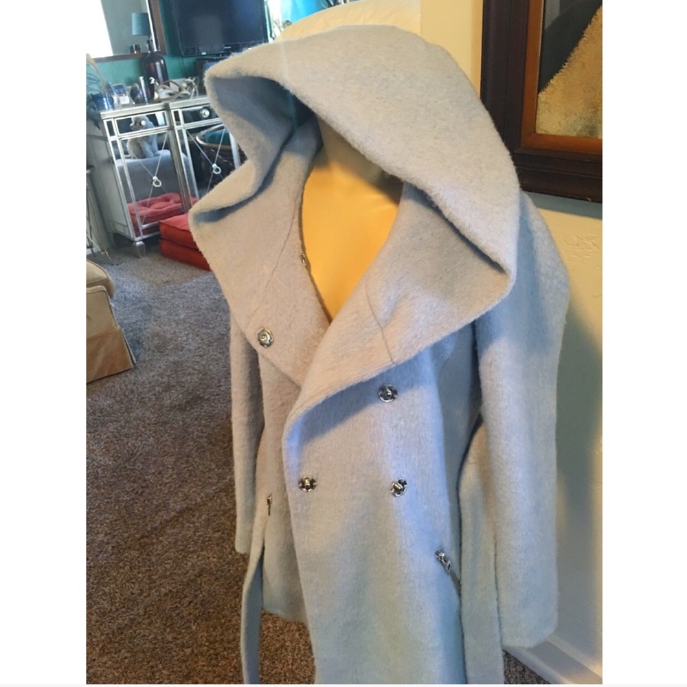 Stunning 🔥 Guess Wool Crepe Fleece Peacoat